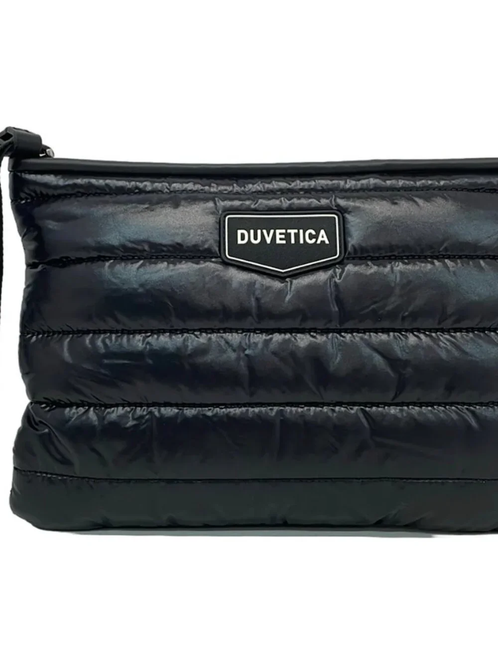 DUVETICA Black Nylon Clutch Bag